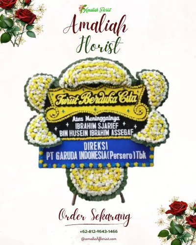 Papan Bunga Duka di Arahan Kidul